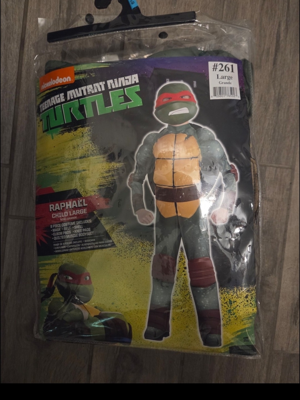 Nickelodeon Teenage Mutant Ninja Turtles Raphael Kids Costume - Green & Red